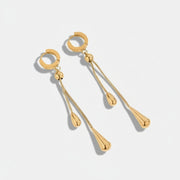 Ismara - Adjustable Pull Droplet Necklace & Earrings