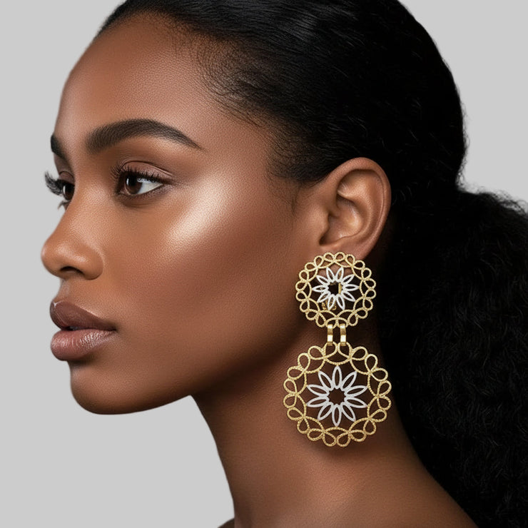 Lyra - Geometric Bold Earrings