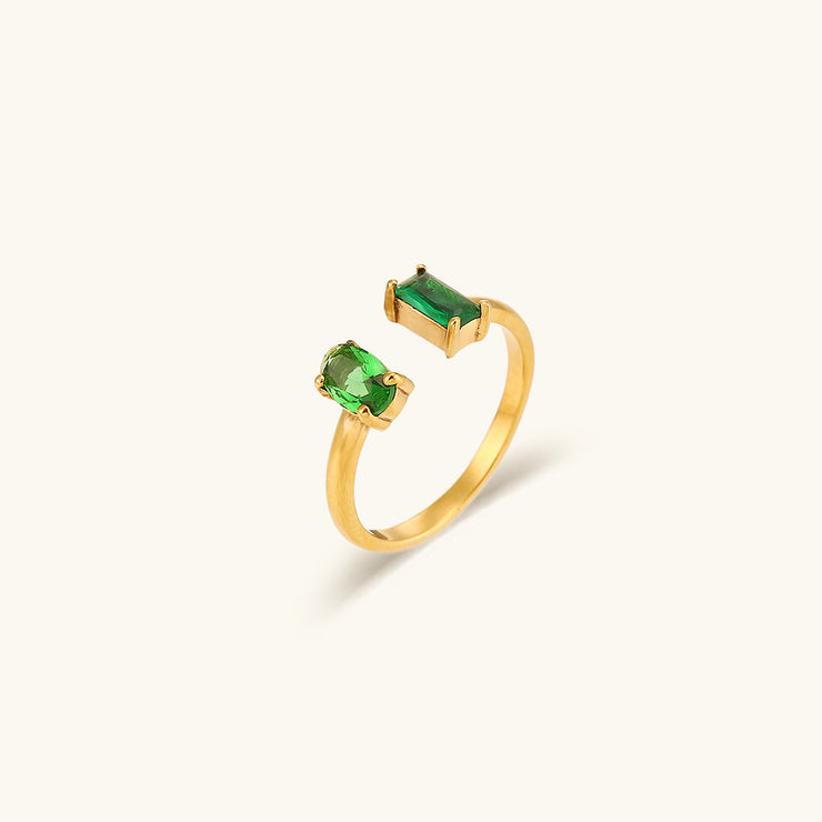 Noelle - Gemstone Gold Ring