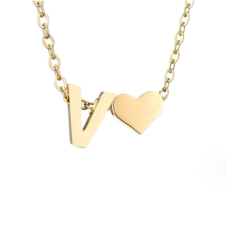 Niamh - Love & Letter Initial Necklace