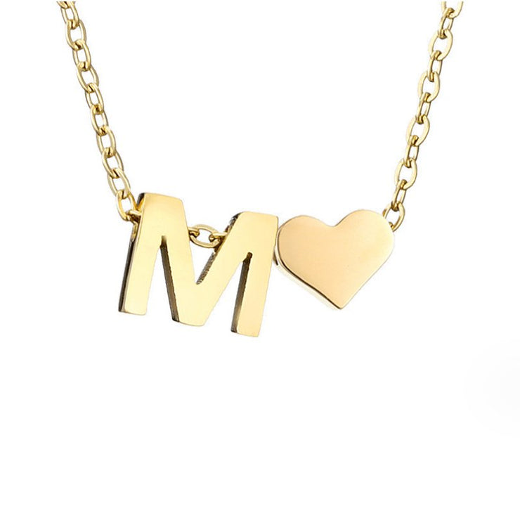 Niamh - Love & Letter Initial Necklace