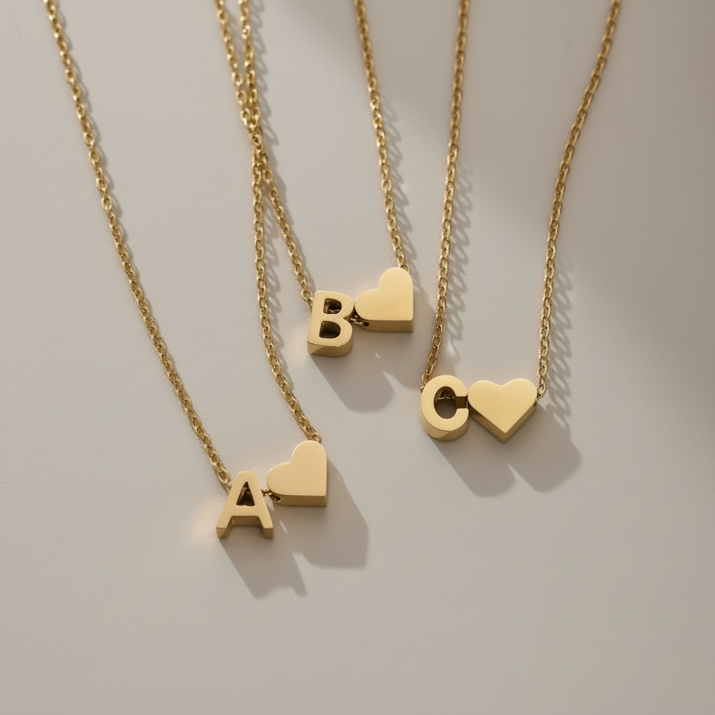 Niamh - Love & Letter Initial Necklace