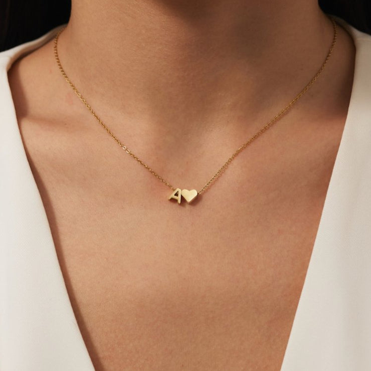 Niamh - Love & Letter Initial Necklace