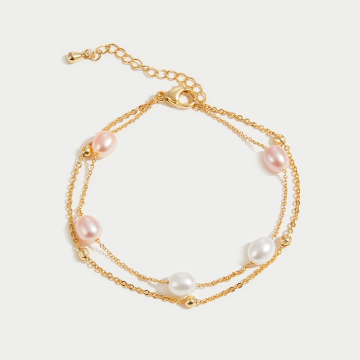 Tamsin - Pearl Chain Bracelet