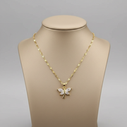 Roselle - Iconic Dainty Butterfly Necklace