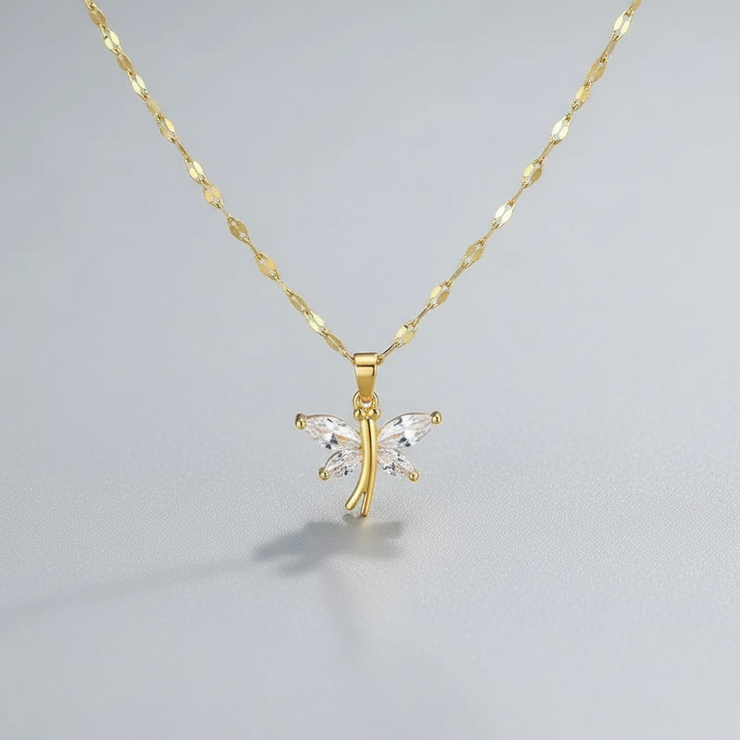 Roselle - Iconic Dainty Butterfly Necklace