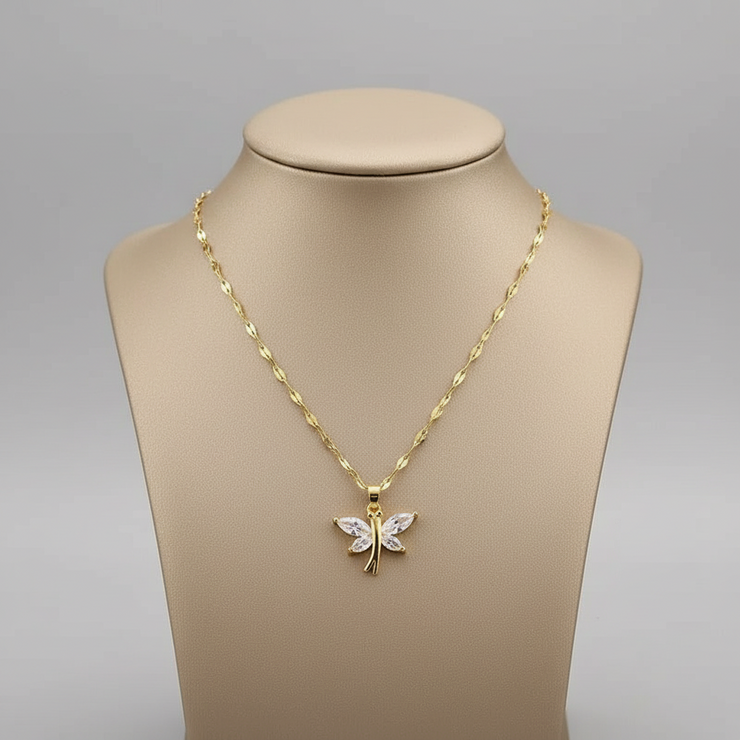 Roselle - Iconic Dainty Butterfly Necklace
