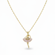 Roselle - Iconic Dainty Ballerina Necklace