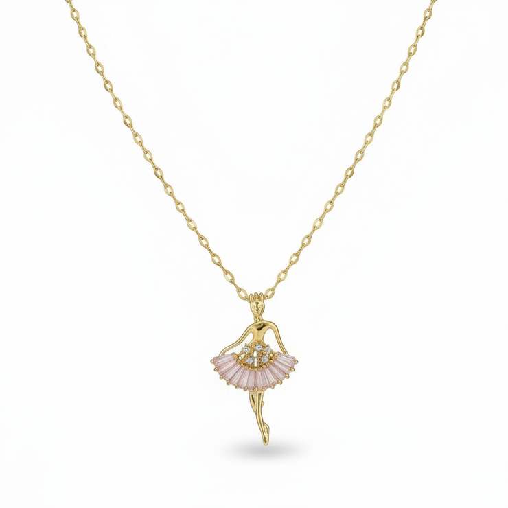 Roselle - Iconic Dainty Ballerina Necklace