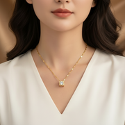 Roselle - Iconic Dainty Necklace Diamond