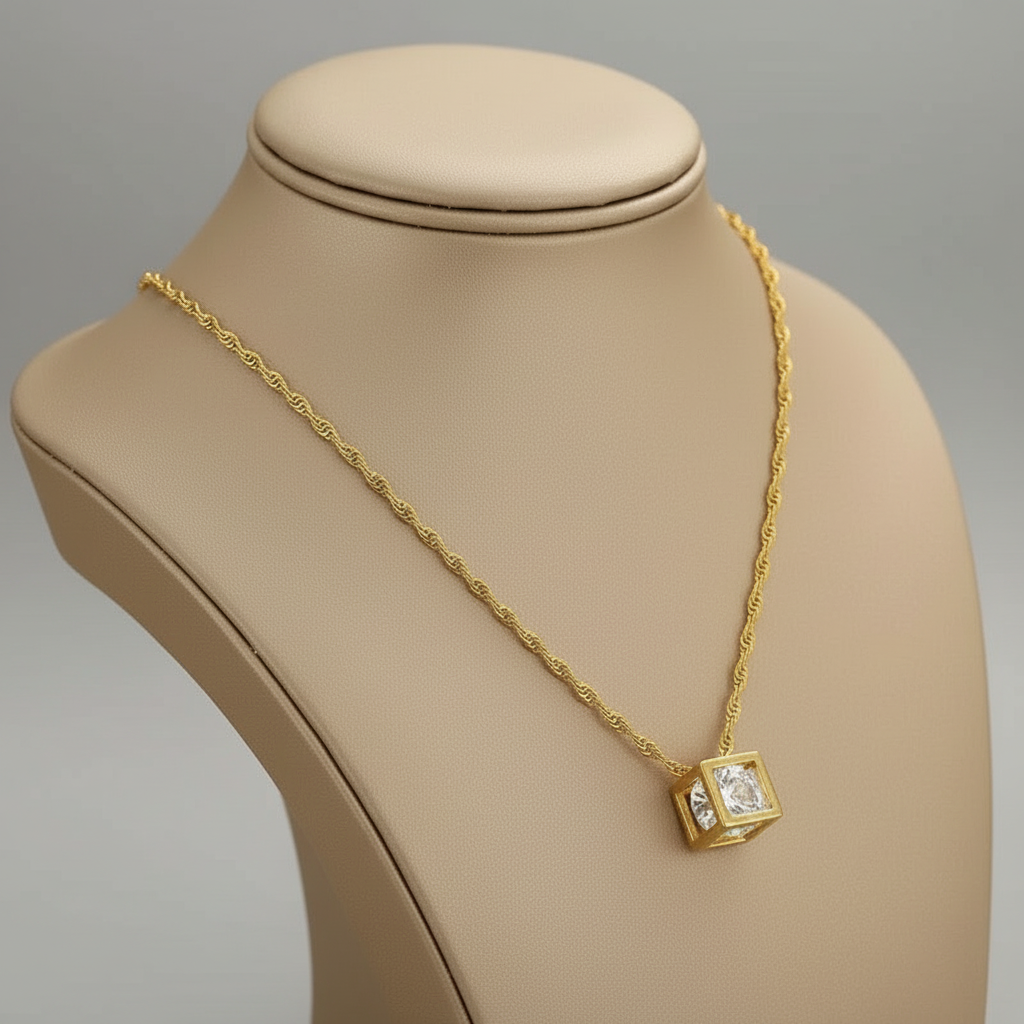 Roselle - Iconic Dainty Necklace Diamond