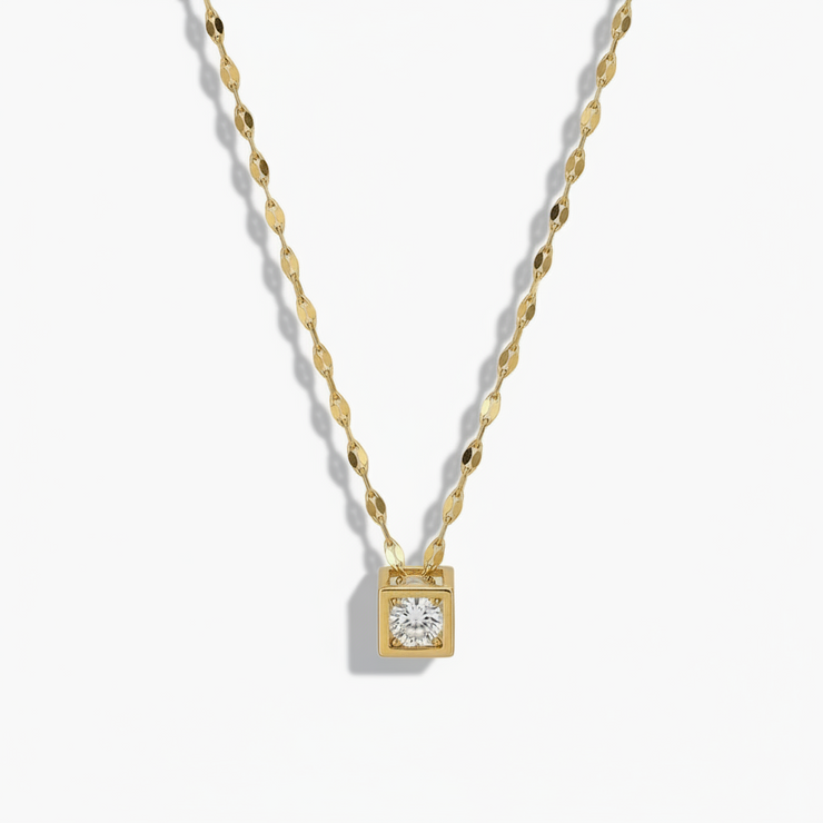 Roselle - Iconic Dainty Necklace Diamond