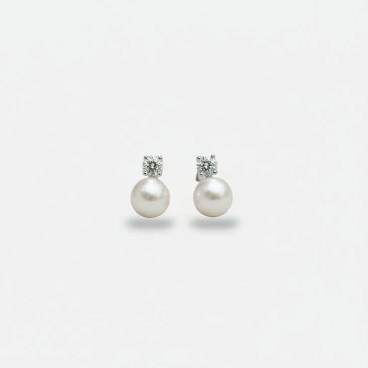 Sapphire Stud Earrings - Delicate CZ Earrings