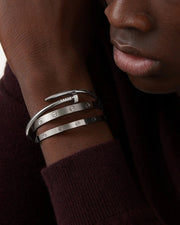 Snowlier -  Silver Screw Bracelet