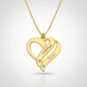 Leila - Hearts Forever Name Necklace