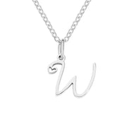 Skyla - Letter Heart Necklace