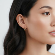 Madeline - Gold Twist Earrings