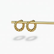 Madeline - Gold Twist Earrings