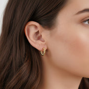 Madeline - Gold Twist Earrings