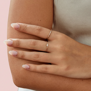 Shaina - Crystal Gold Ring