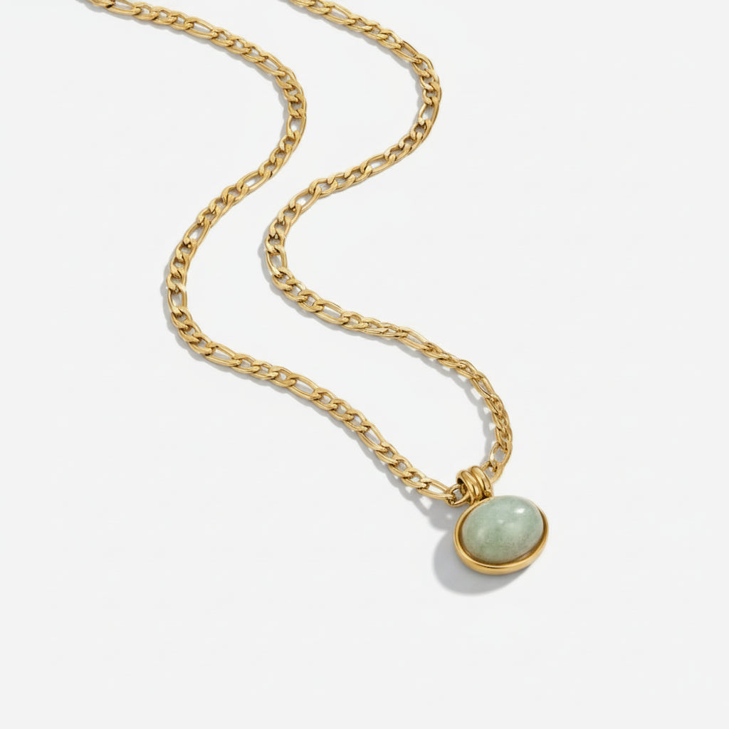 Natalia - Jade Pendant Necklace