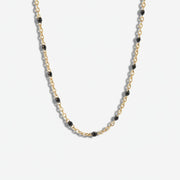 Noa - Black Bead Necklace