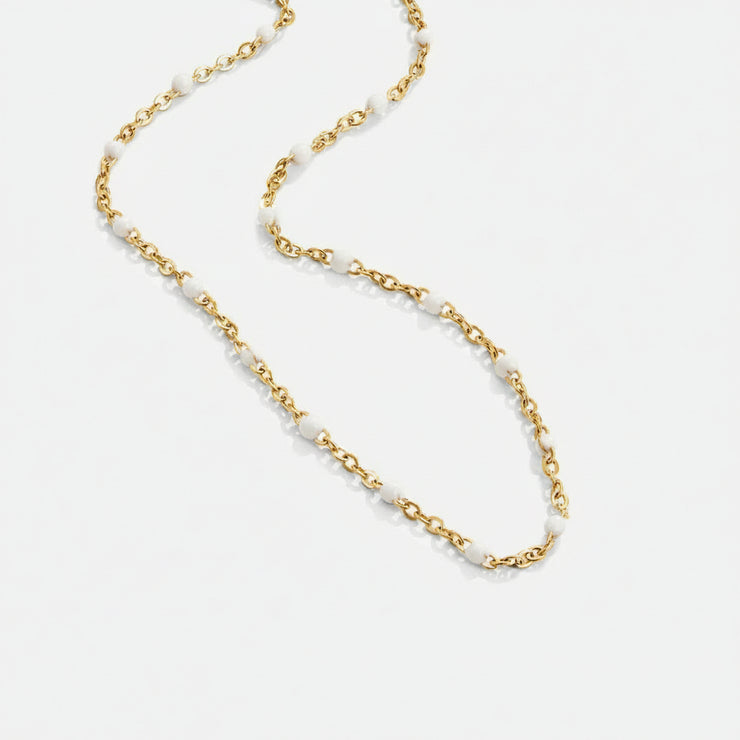 Noa - White Bead Necklace
