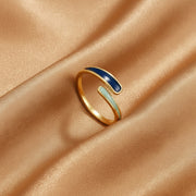 Safira - Blue Wrap Ring