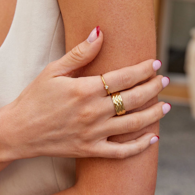 Tiara - Crystal Heart Ring