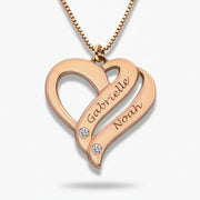 Leila - Hearts Forever Name Necklace