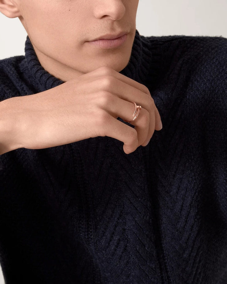 Snowlier - Nail Ring Rose Gold