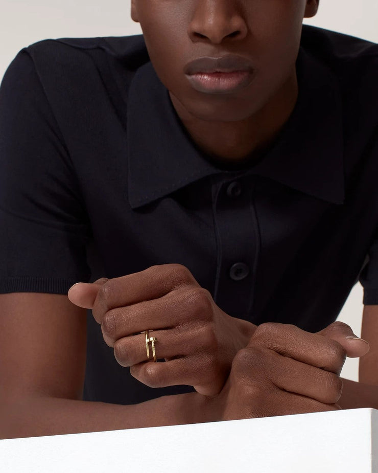 Snowlier - Nail Ring Gold