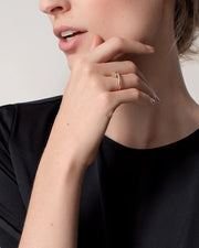 Snowlier - Nail Ring Gold