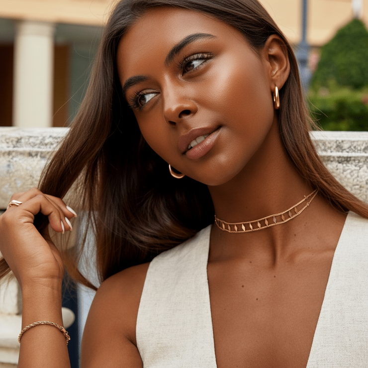 Rayna - Gold Choker